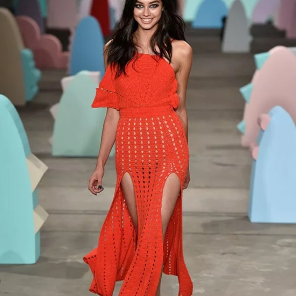 Alice McCall Room Is On Fire Crochet Dress